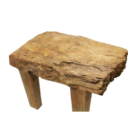 Stołek taboret  z drewna tekowego 45cm